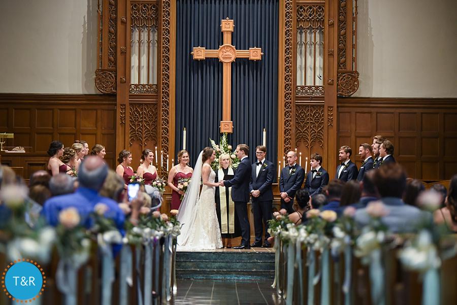 Katie and Drew's wedding ceremony