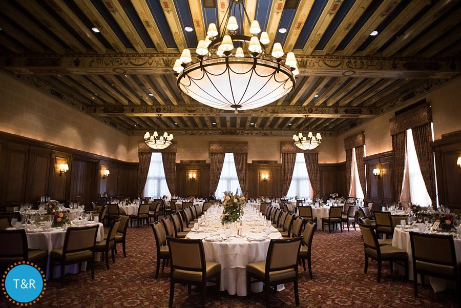 The Detroit Athletic Club reception hall