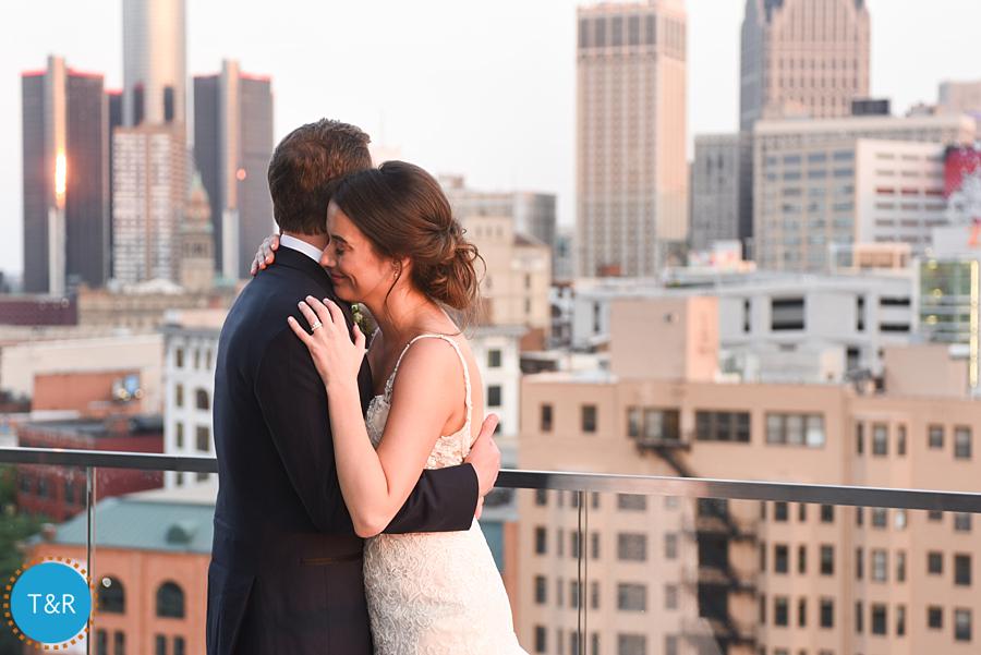 The couple's first look at the Detroit Athletic Club
