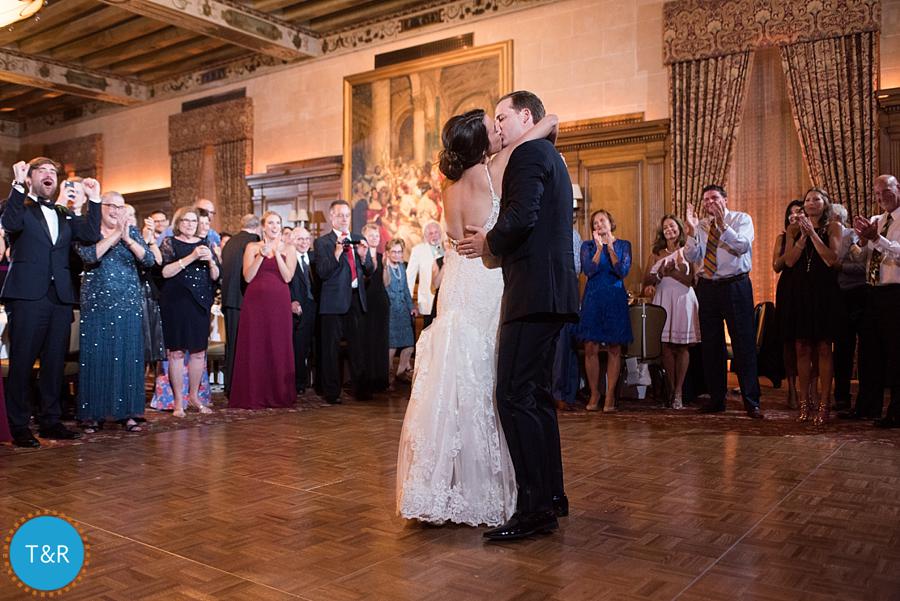 Couple's first dance