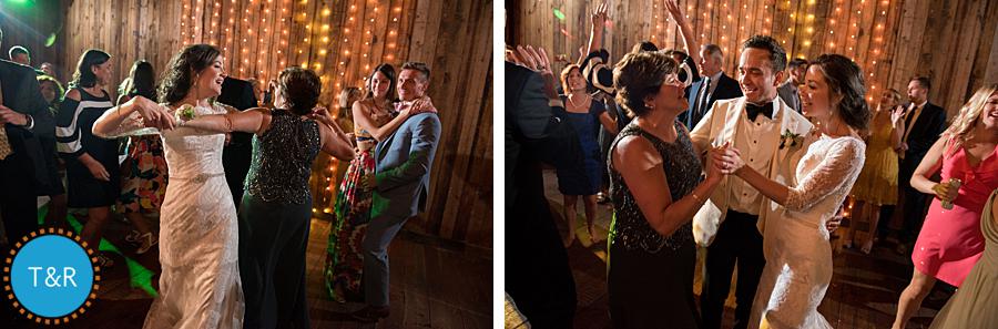 people dancing together at Ann Arbor wedding reception
