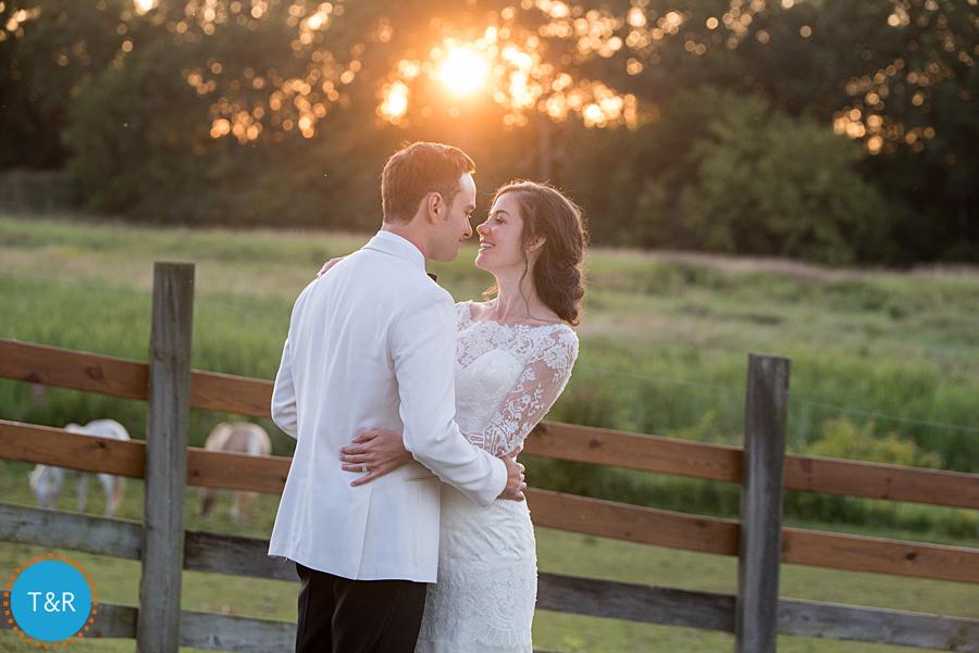 Meghan & Eugene’s Elegant Misty Farm Wedding
