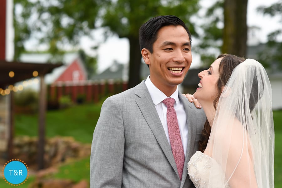 Eran & Yunwei’s Rustic and Elegant wedding at Zingerman’s Cornman Farms